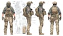 create military tactical character