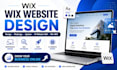design, redesign, update wix website, edit ai generated wix website, wix seo