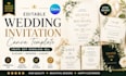 design editable canva etsy wedding invitation templates that sell