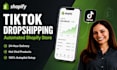 setup automated shopify tiktok dropshipping store website