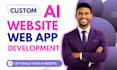 ai website development ai software developer ai website ai sass app ai web app