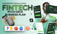 fintech pitch deck startup pitch deck investment presentation fundraising deck