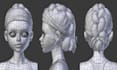 create a stylized game ready 3d character model with clean topology in blender
