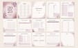 design canva digital planner, printable and clickable PDF for etsy and goodnotes