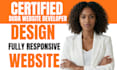 design, redesign modify websites using duda website builder