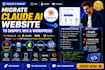 fix migrate claude ai website to wix wordpress with advanced SEO, shopify claude