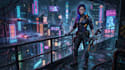 create cyberpunk character art