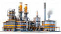 construct 2d warehouse complex,industrial factory exterior