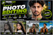 professionally edit, enhance, retouch and remove background from your photos