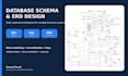 design your database schema erd and sql queries