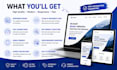 create a modern responsive static website using HTML CSS javascript