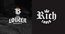 do unique blackletter calligraphy old english font logo design
