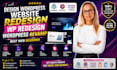 wordpress website redesign, wp redesign, wordpress revamp, best web designer