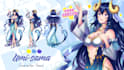 draw a custom character sheet or reference sheet for your oc or vtuber