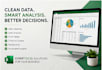 create professional excel dashboards, charts and pivot tables