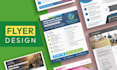 do editable canva flyer, canva brochure and leaflet design