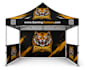 design custom event canopy tent table cover banner and feather flag