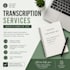 manually transcribe audio and video into accurate text