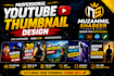 design professional youtube thumbnails   thumbnail design