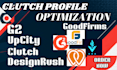optimize clutch g2 goodfirms and designrush profiles