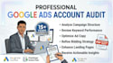 do a professional google ads account audit with actionable recommendation