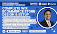 design wix ecommerce store with stripe paypal product setup