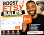 do etsy shop promotion with seo listing and ecommerce promotion to boost sales