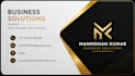 design modern professional business card and visiting card