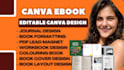 redesign canva ebook, editable canva ebook,canva ebook design,ebook formatting