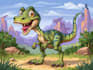 draw you dinosaur cartoon design
