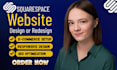 design squarespace redesign squarespace website update squarespace developer