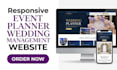 build responsive  event planner wedding planner event management eventon website