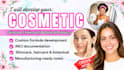develop your formulas for cosmetic formulation, haircare, skincare, botanicals