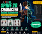 create spine 2d character rigging for 2d game animation, indie games, vtuber rig