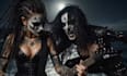 create cinematic dark metal lyric video, rap, rock and gothic visuals