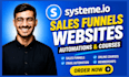 create systeme io landing page systeme io website expert systeme io sales funnel