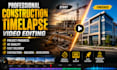 create  construction timelapse videos for contractors, builders, developer