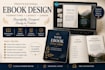 design and format a professional ebook in canva