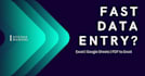 fast and accurate excel data entry , VA tasks and data cleaning