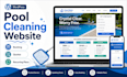 design a pool cleaning wordpress website with recurring plans quotes and booking