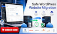 wordpress website migration to new hosting safely with zero downtime support