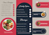 design a food trifold brochure