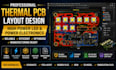design thermal pcb, pcb layout, high power led and power electronics