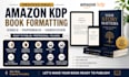professionally format your book for amazon KDP kindle, paperback, and hardcover