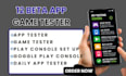 be your game tester beta app  tester  google play console game app tester