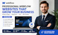 design responsive webflow website webflow cms webflow redesign webflow developer