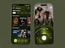 develop music streaming app, ai music player, UI UX with panel
