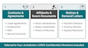 draft legal contracts, agreements, notices and affidavits