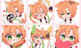 draw custom chibi anime pngtuber model vtuber avatar streaming emote design