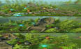 do unity3d game environment design, unity 3d scene  stylized 3d game level map